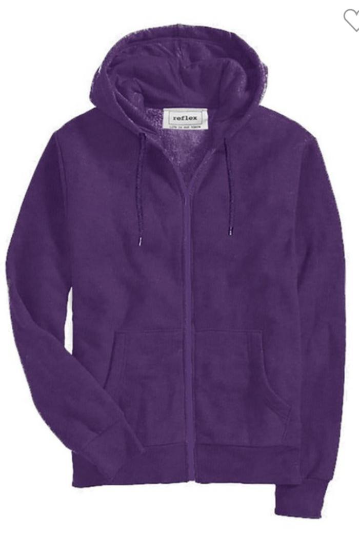 Basic Fleece Zip Up hoodie Product Image