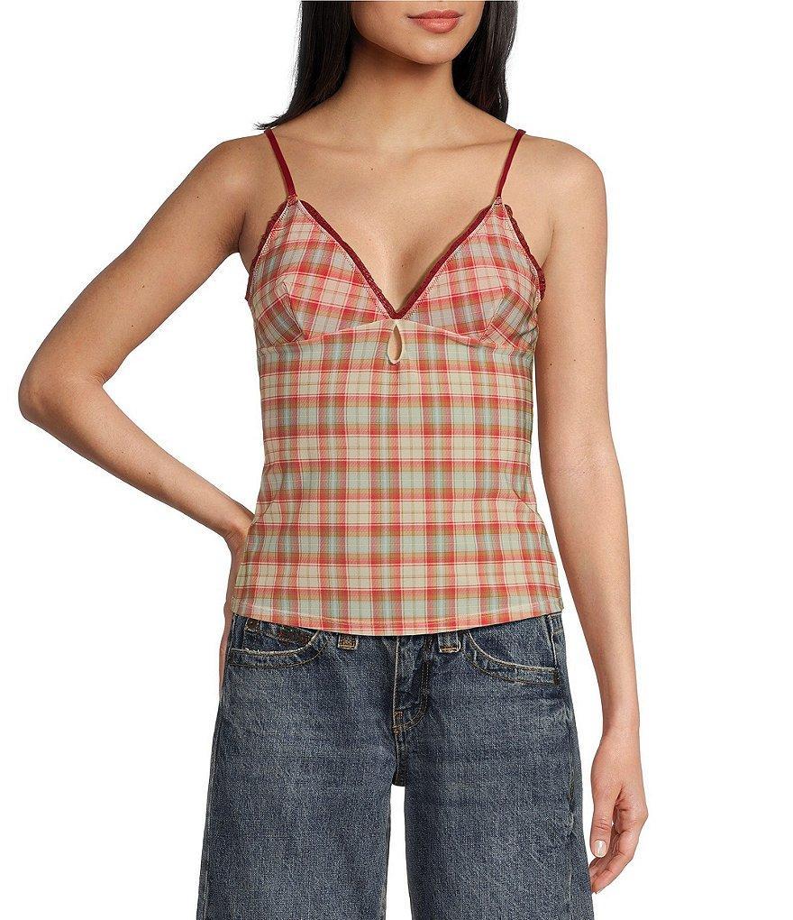 BDG Urban Outfitters Taime Check Print Camisole Product Image