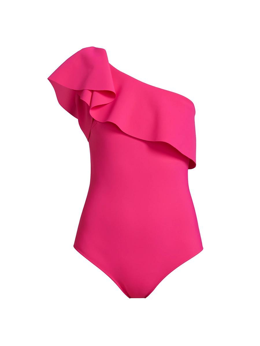 Womens Eli Ruffle One-Piece Swimsuit Product Image