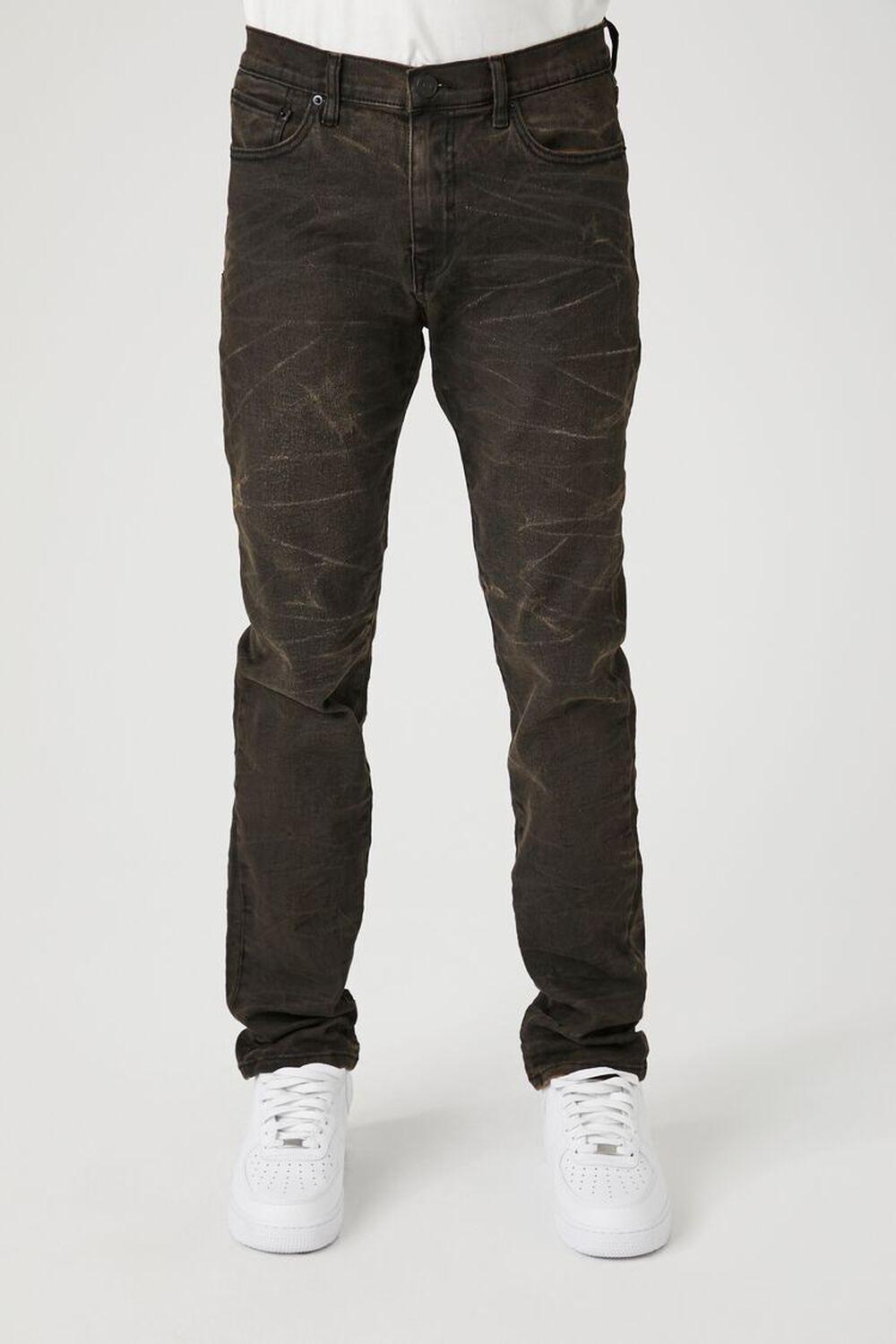 Distressed Slim-Fit Jeans | Forever 21 Product Image