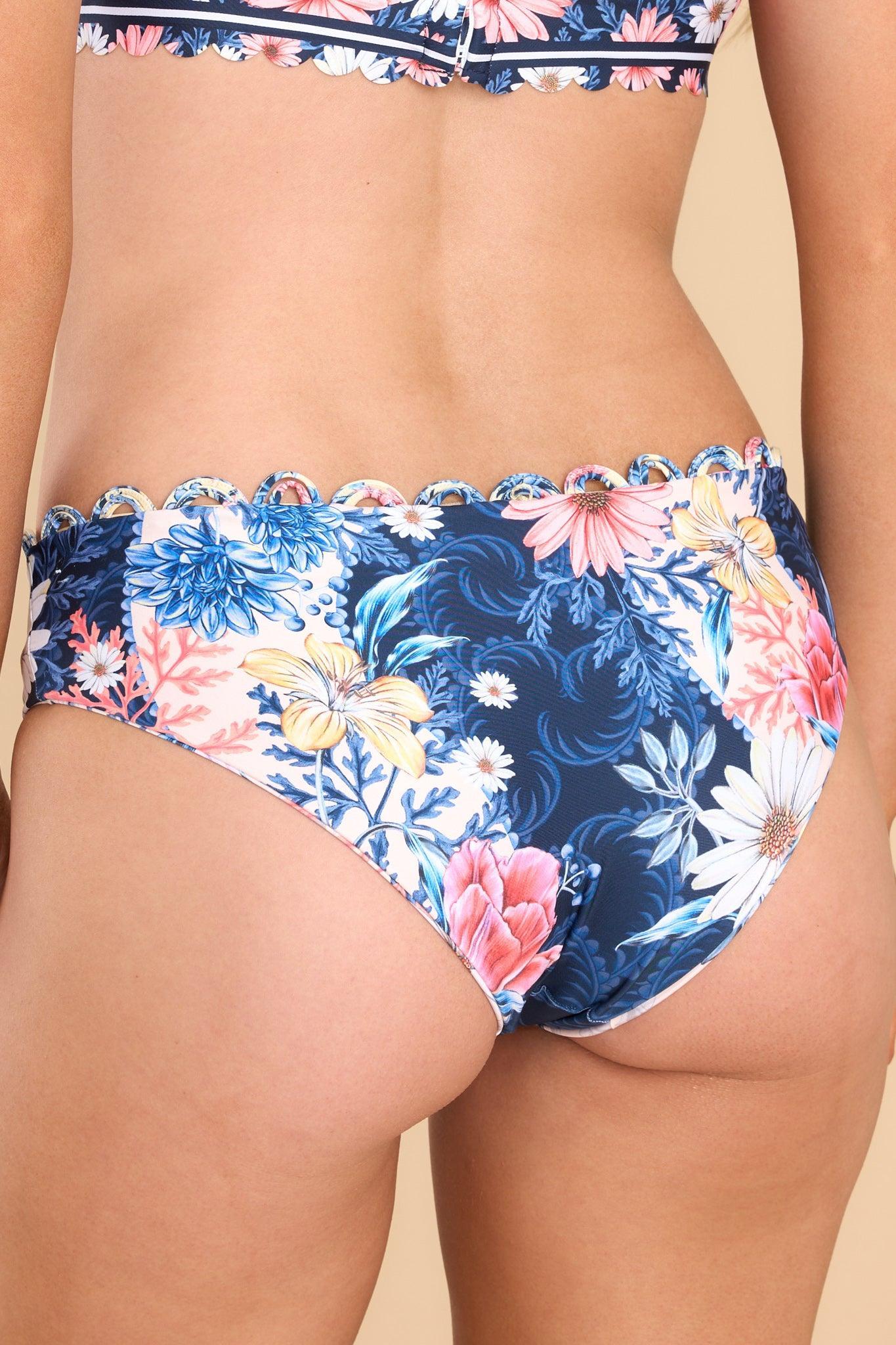 Zoe Ross Multi Bikini Bottoms Swimwear Blue Product Image