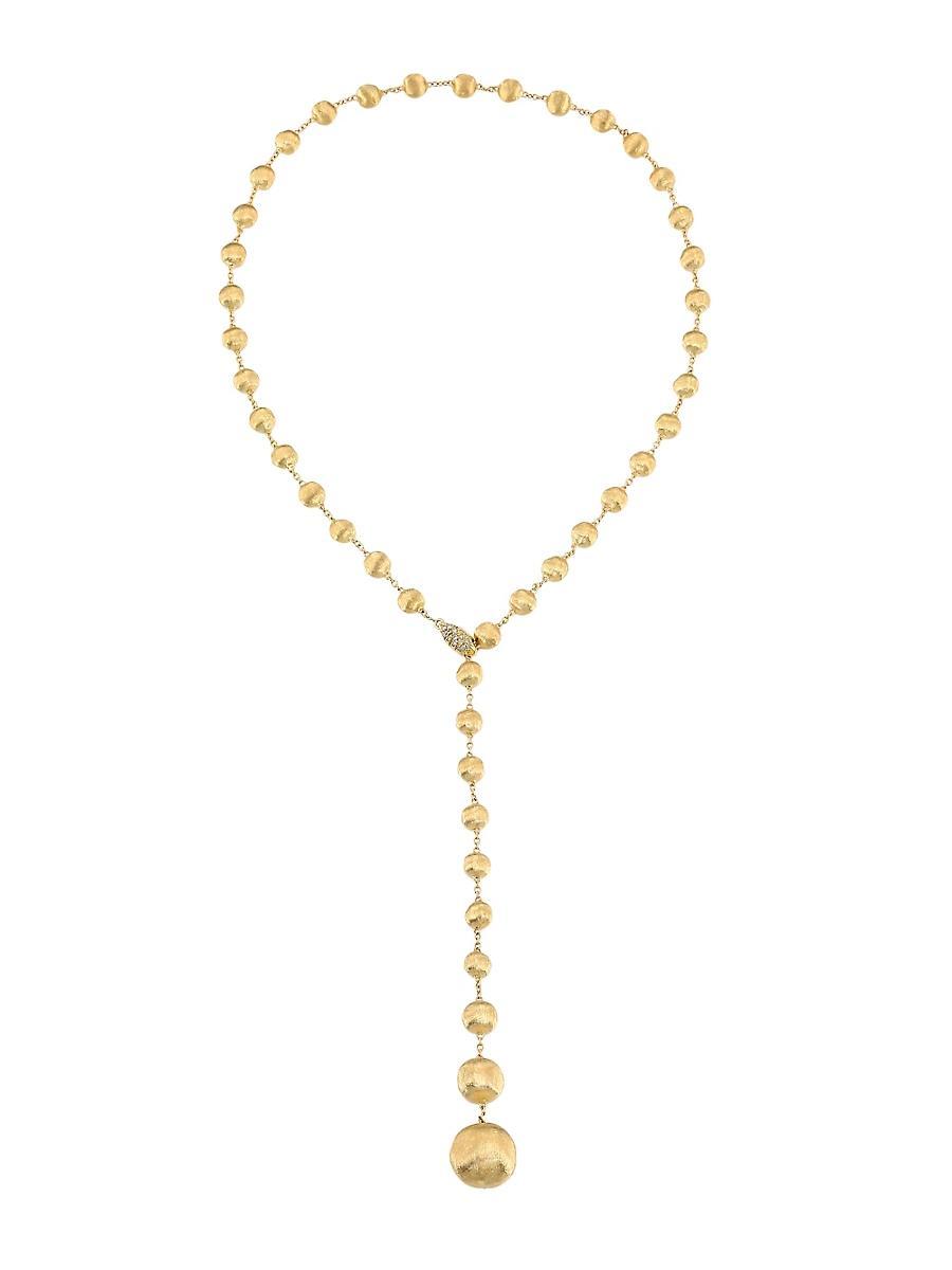 Marco Bicego 18K Yellow Gold Africa Diamond Y Necklace, 16.75 Product Image