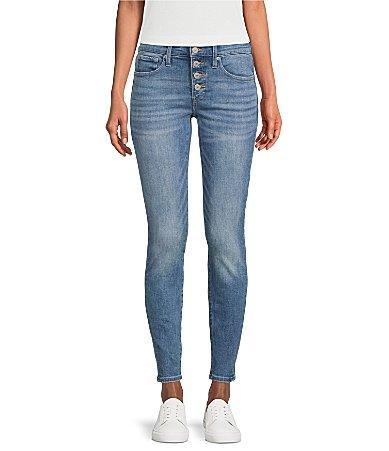 Lucky Brand Ava Button Fly Ankle Skinny Jeans Product Image