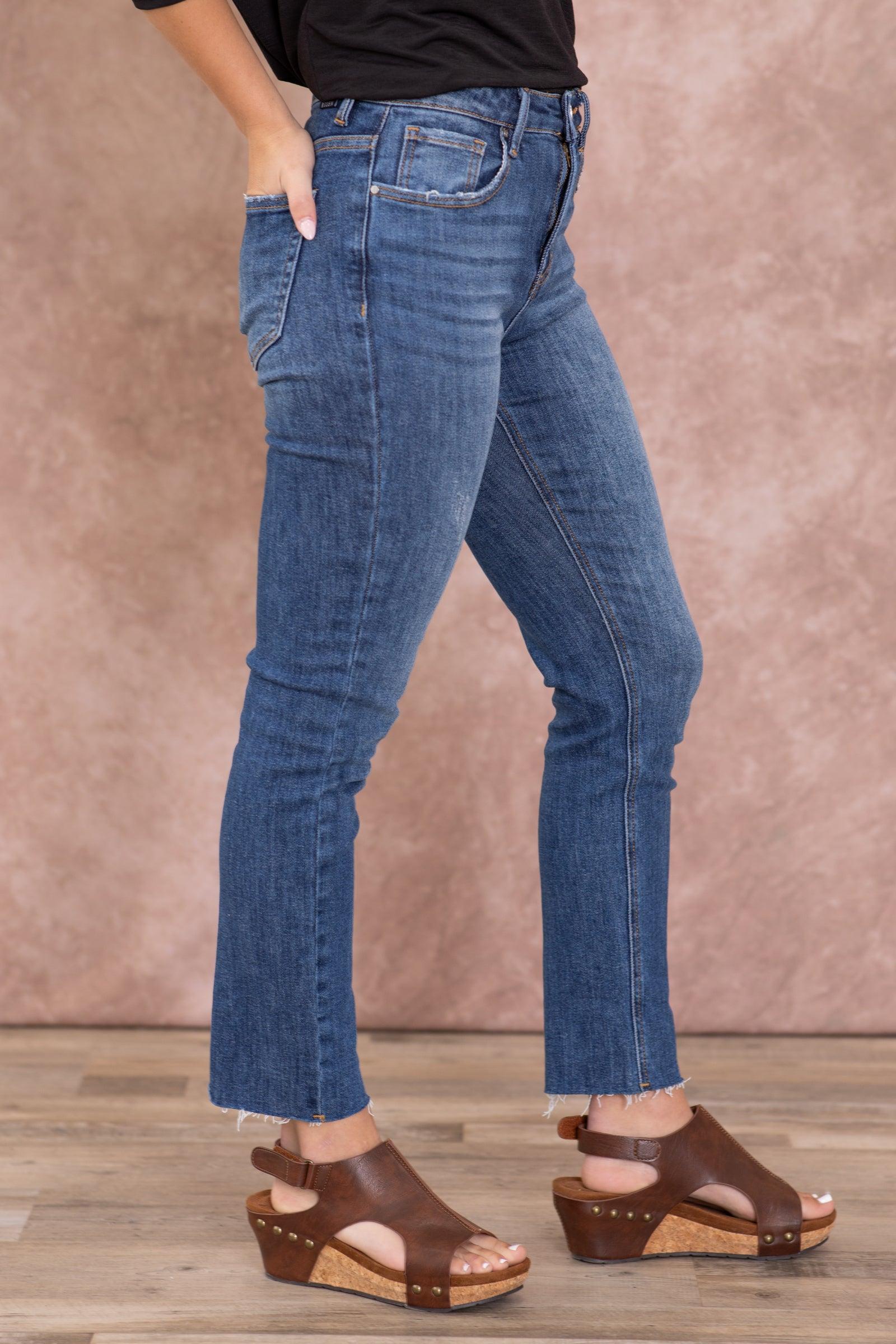 Risen High Rise Crop Relaxed Skinny Jean Product Image