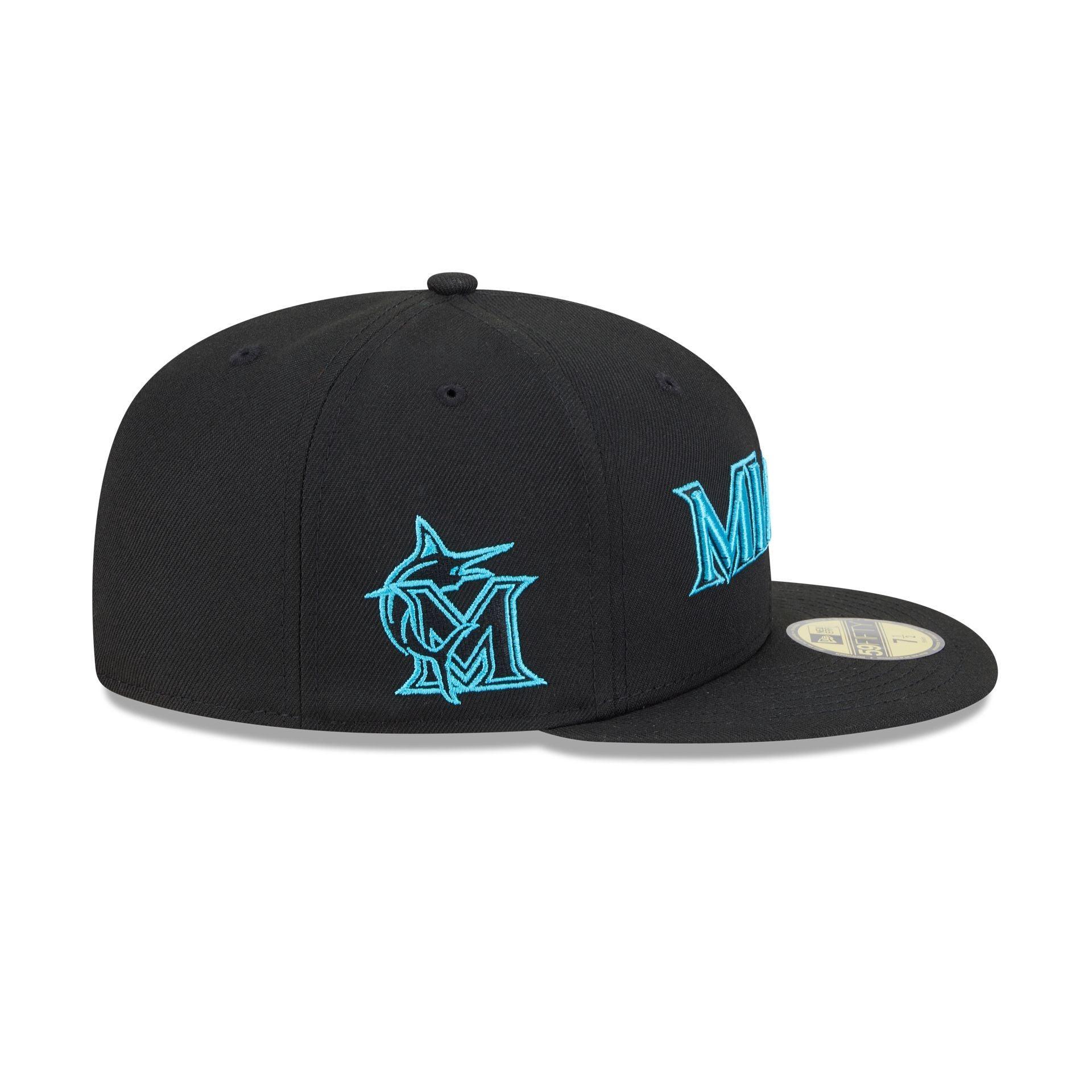 Miami Marlins City Connect Fan Pack Alt 59FIFTY Fitted Hat Male Product Image
