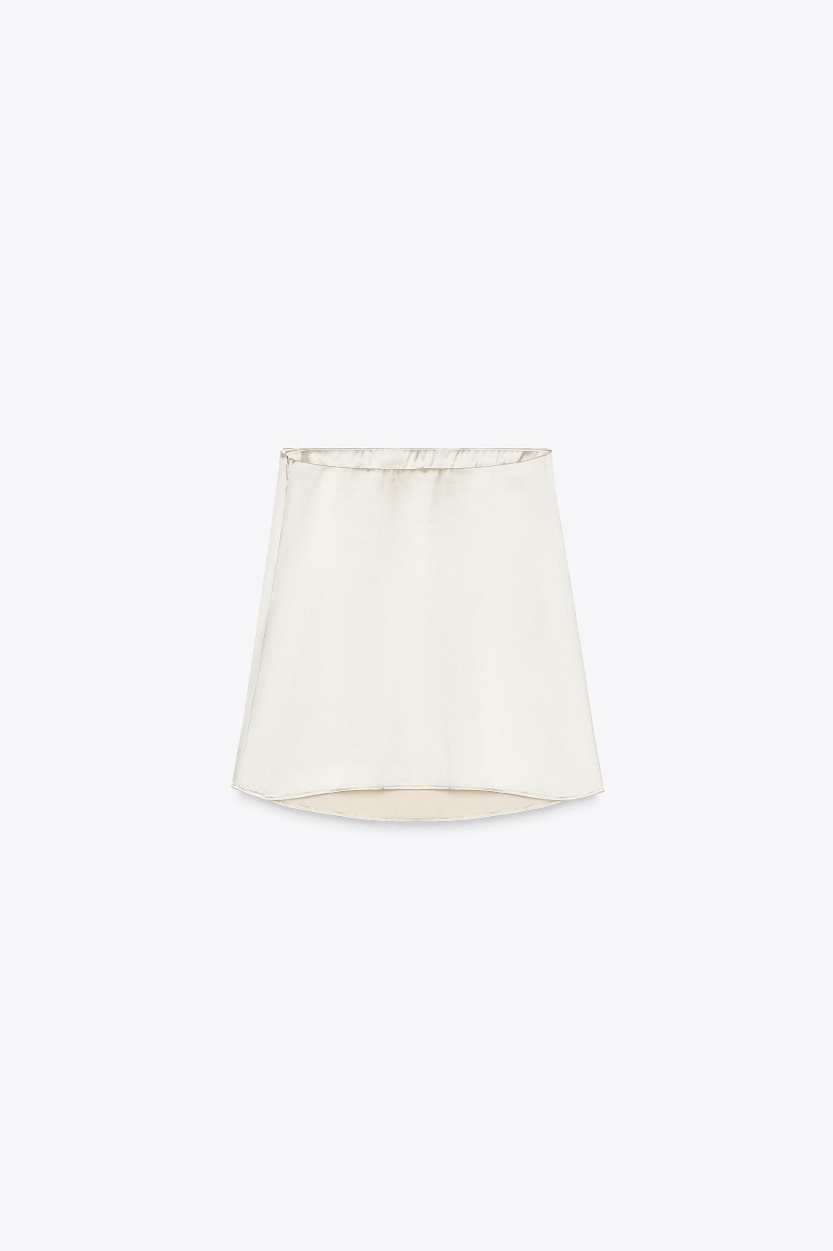 STRAPLESS SATIN EFFECT TOP Product Image