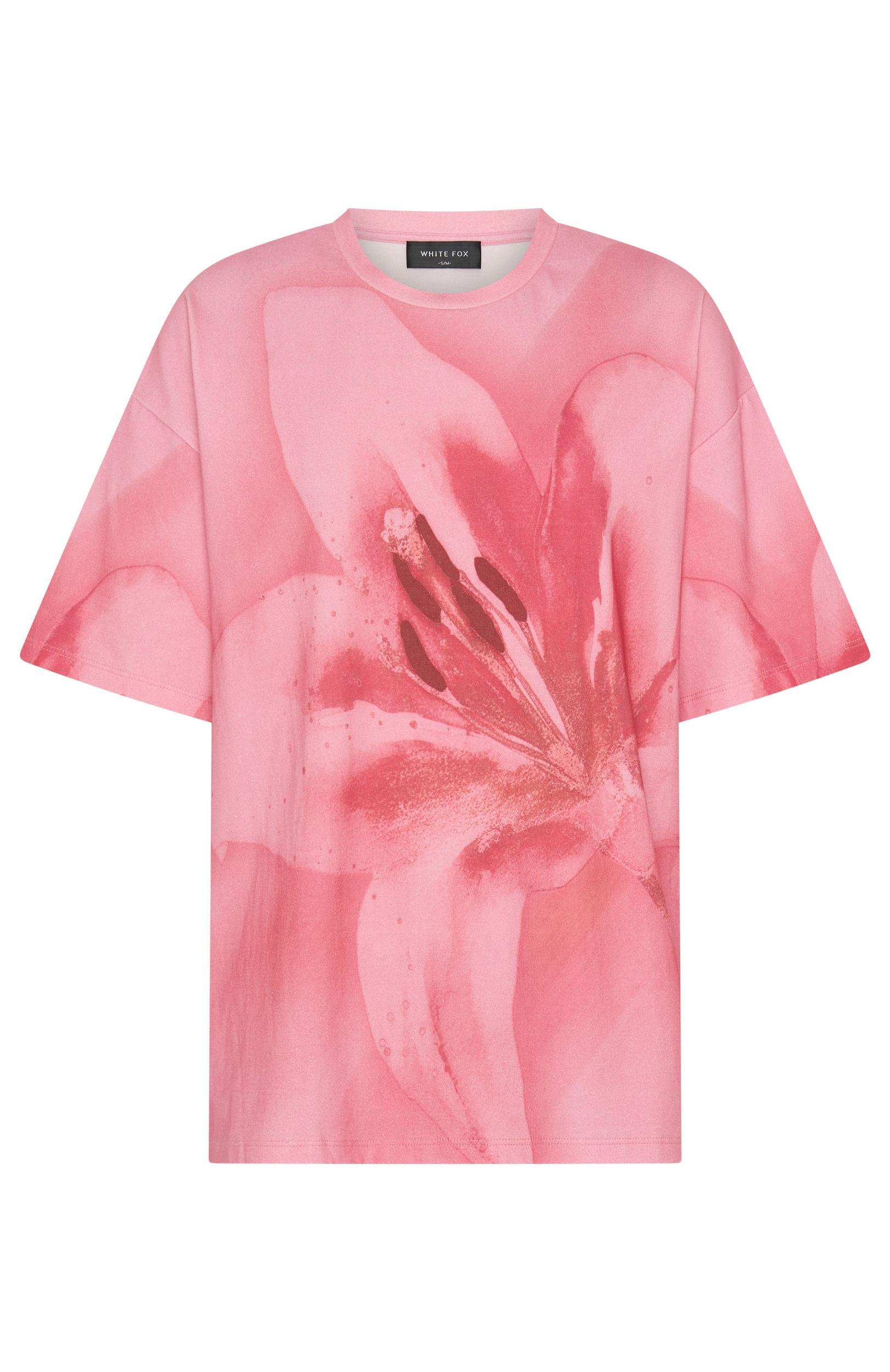 Most Loved Oversized Tee Pink Product Image
