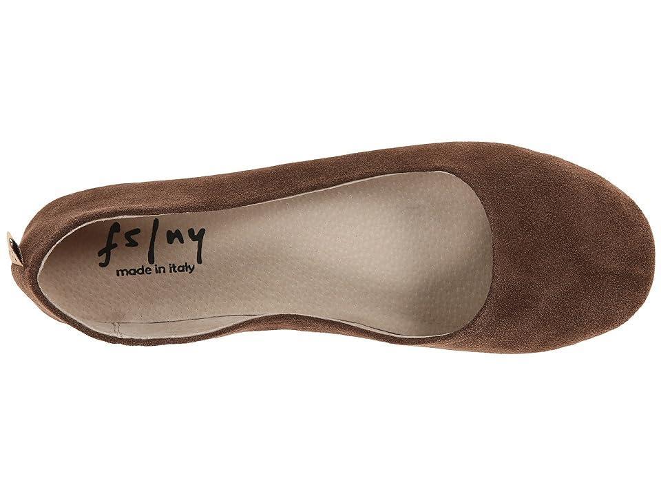 French Sole Sloop (Chocolate Suede) Women's Flat Shoes Product Image