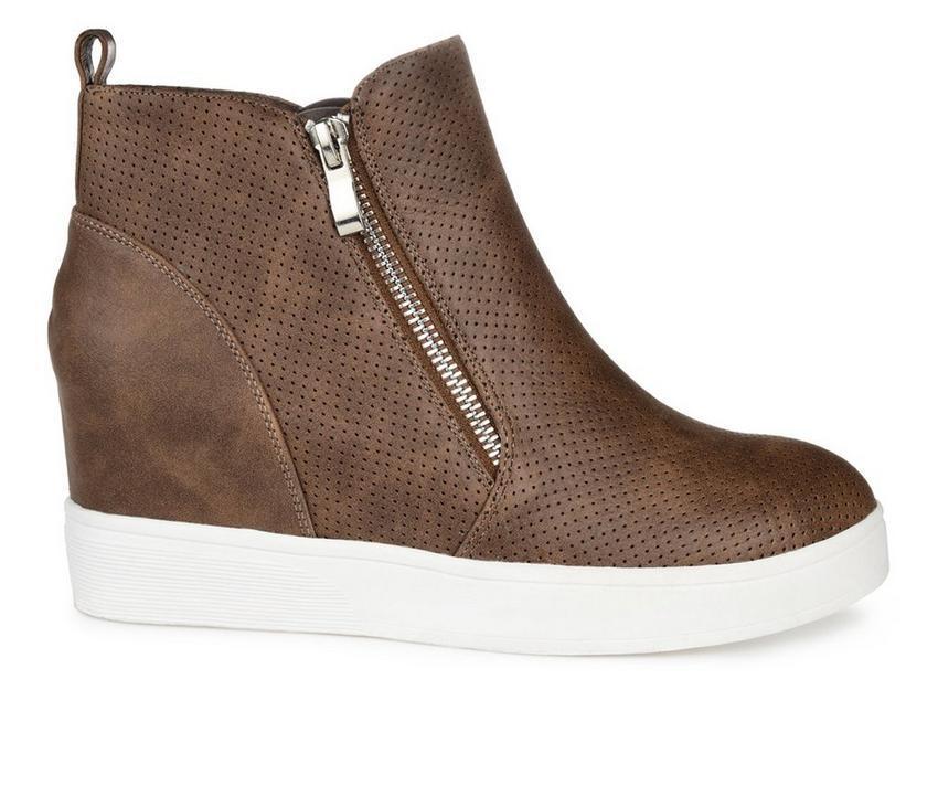 Women's Journee Collection Pennelope Wedge Sneakers Product Image