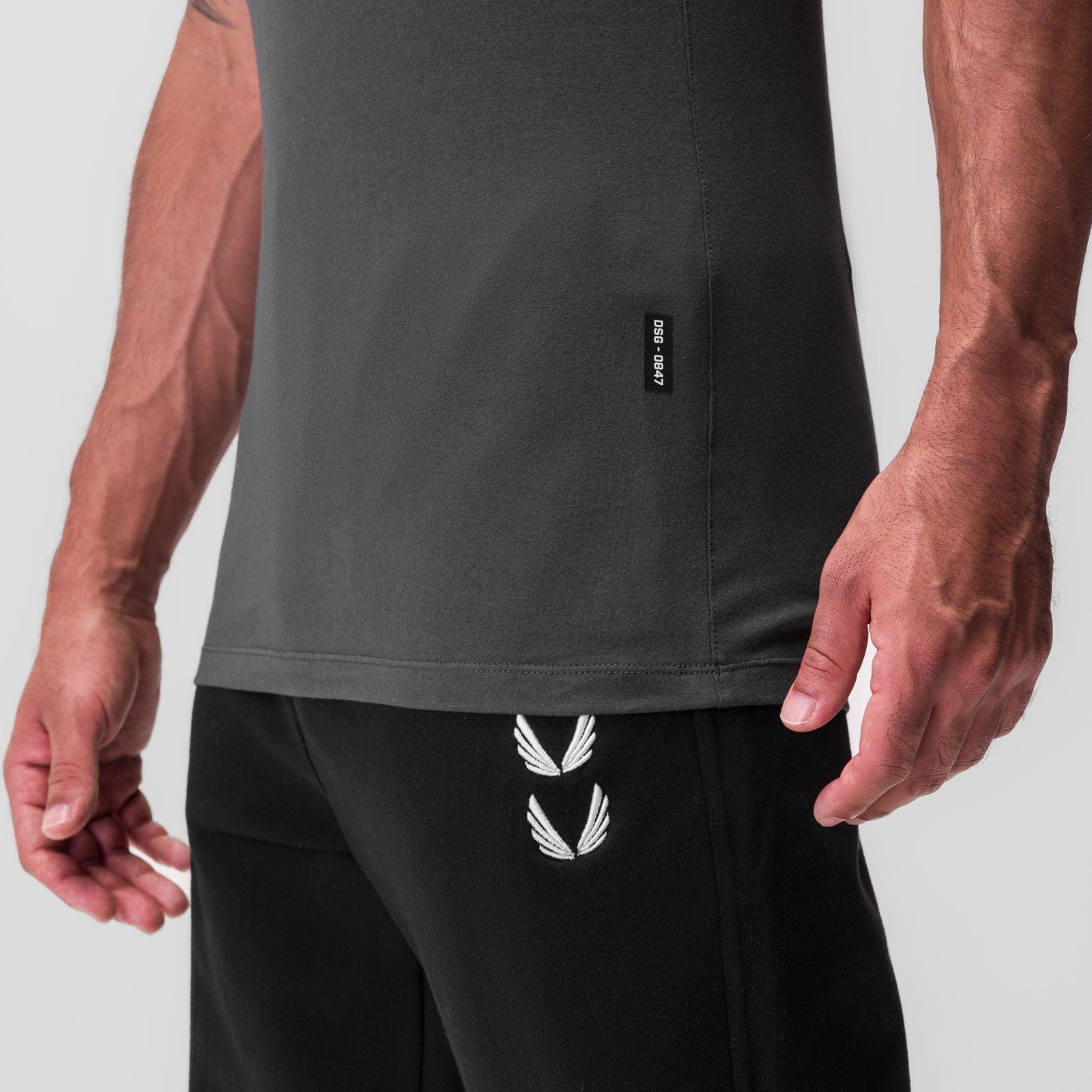 0847. CottonPlus™ Standard Slim Tank - Black Product Image