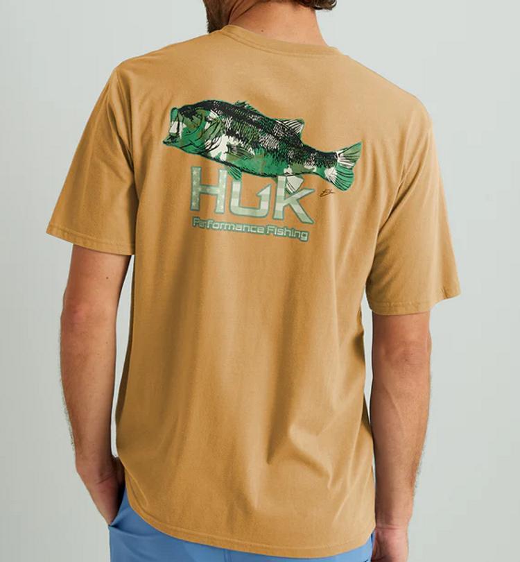 HUK® Men's S/S KC Camo Bass T-Shirt Product Image