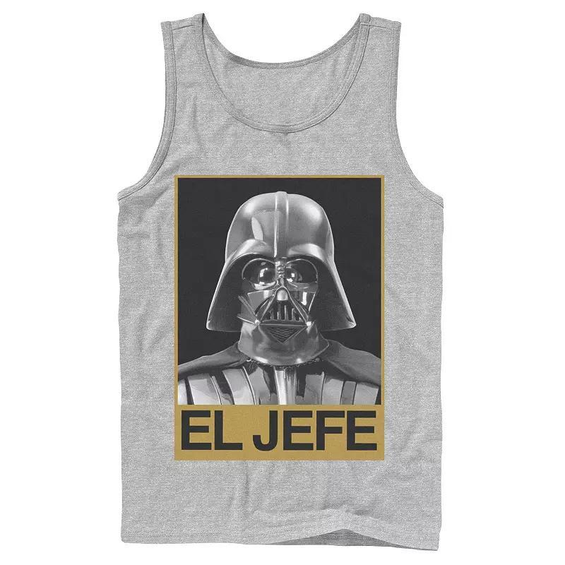 Men's Star Wars Darth Vader El Jefe Portrait Tank Top, Size: Large, Black Product Image