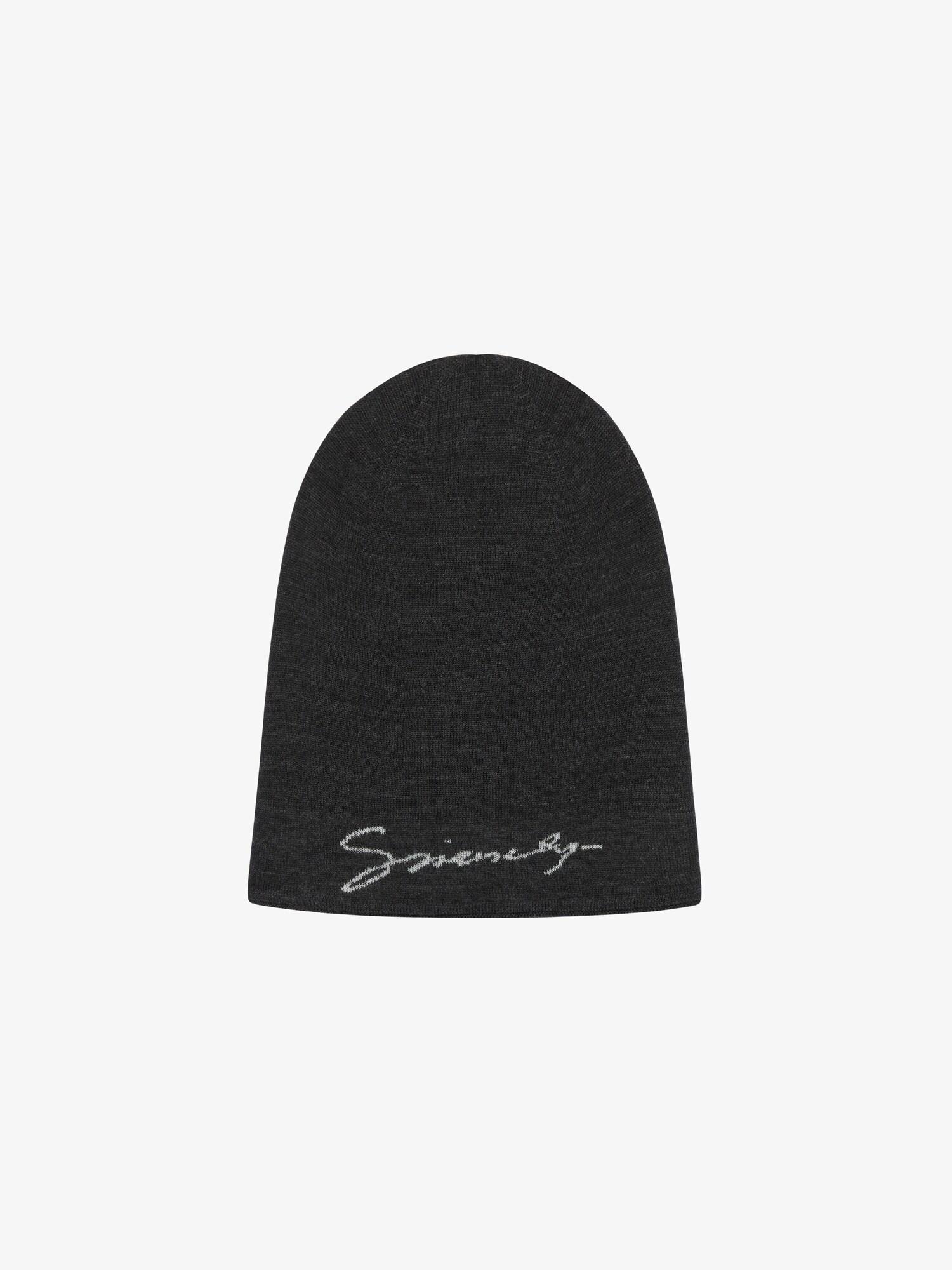 GIVENCHY monogram 72 double sided beanie in wool Product Image