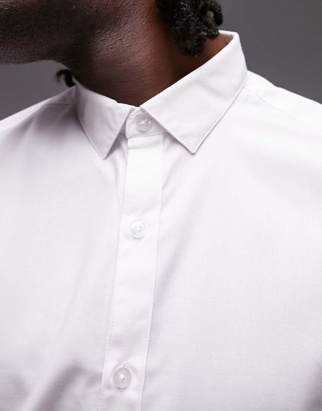 Topman smart shirt in white Product Image