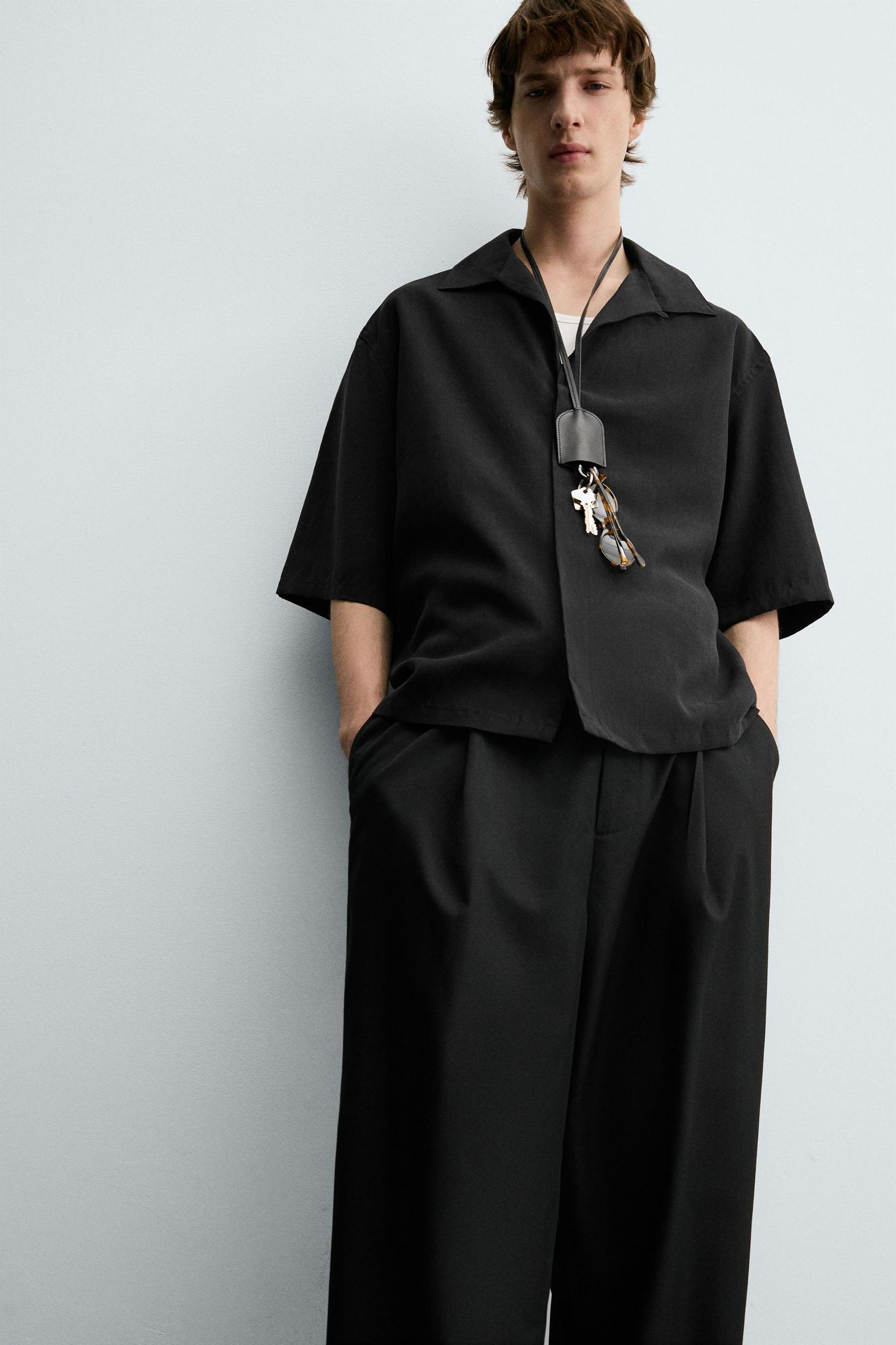 RELAXED FIT FLOWY SHIRT Product Image