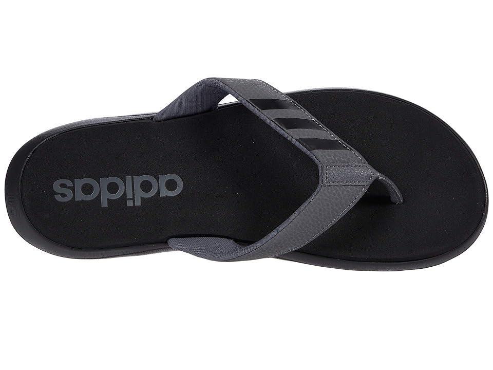 adidas Comfort Flip-Flop Grey/Grey) Men's Shoes Product Image