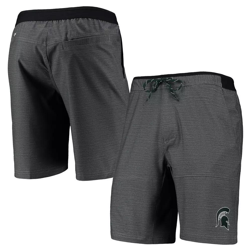 Men's Columbia Gray Michigan State Spartans Twisted Creek Omni-Shield Shorts,  Product Image