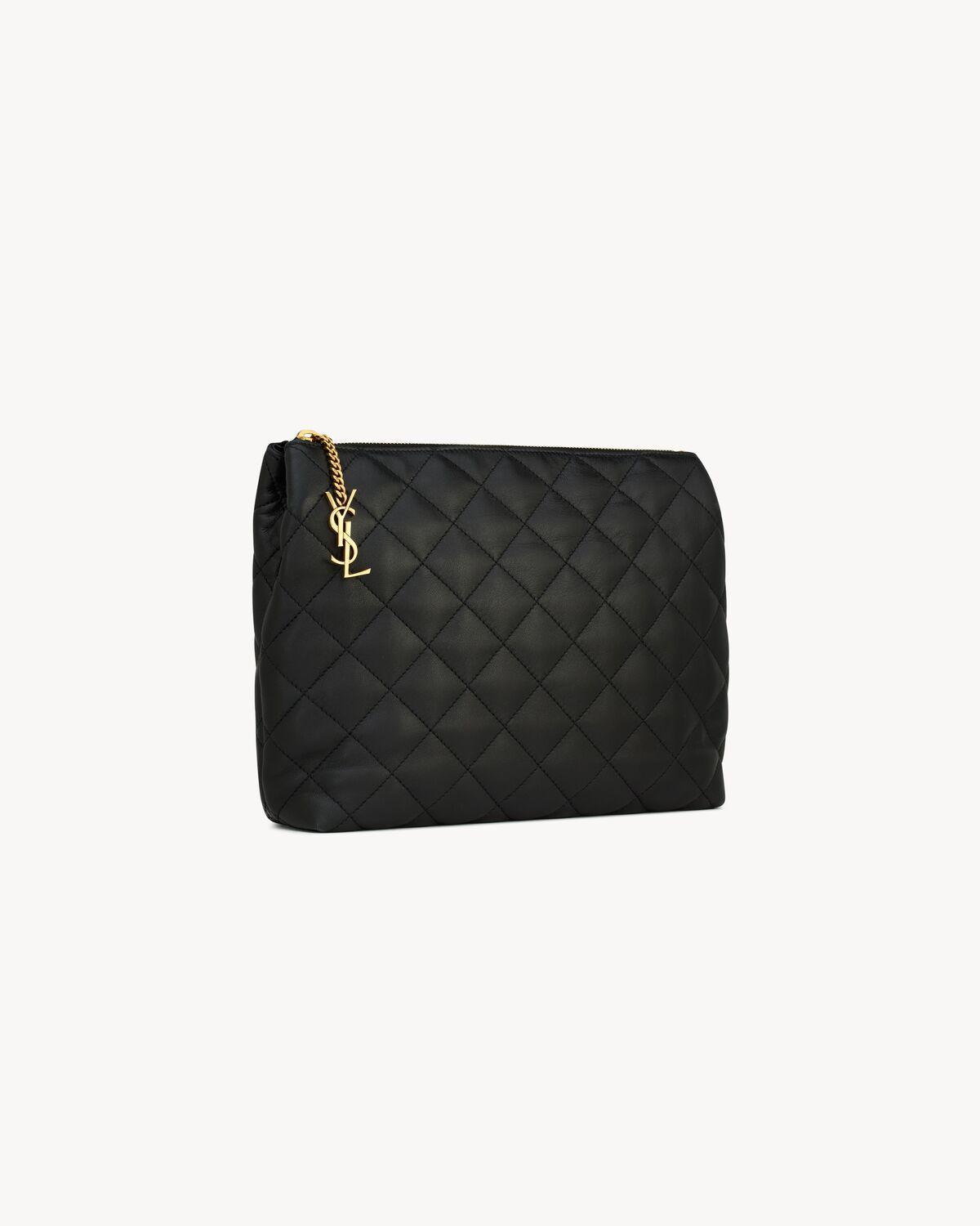 CASSANDRE cosmetic pouch in lambskin | Saint Laurent | YSL.com Product Image