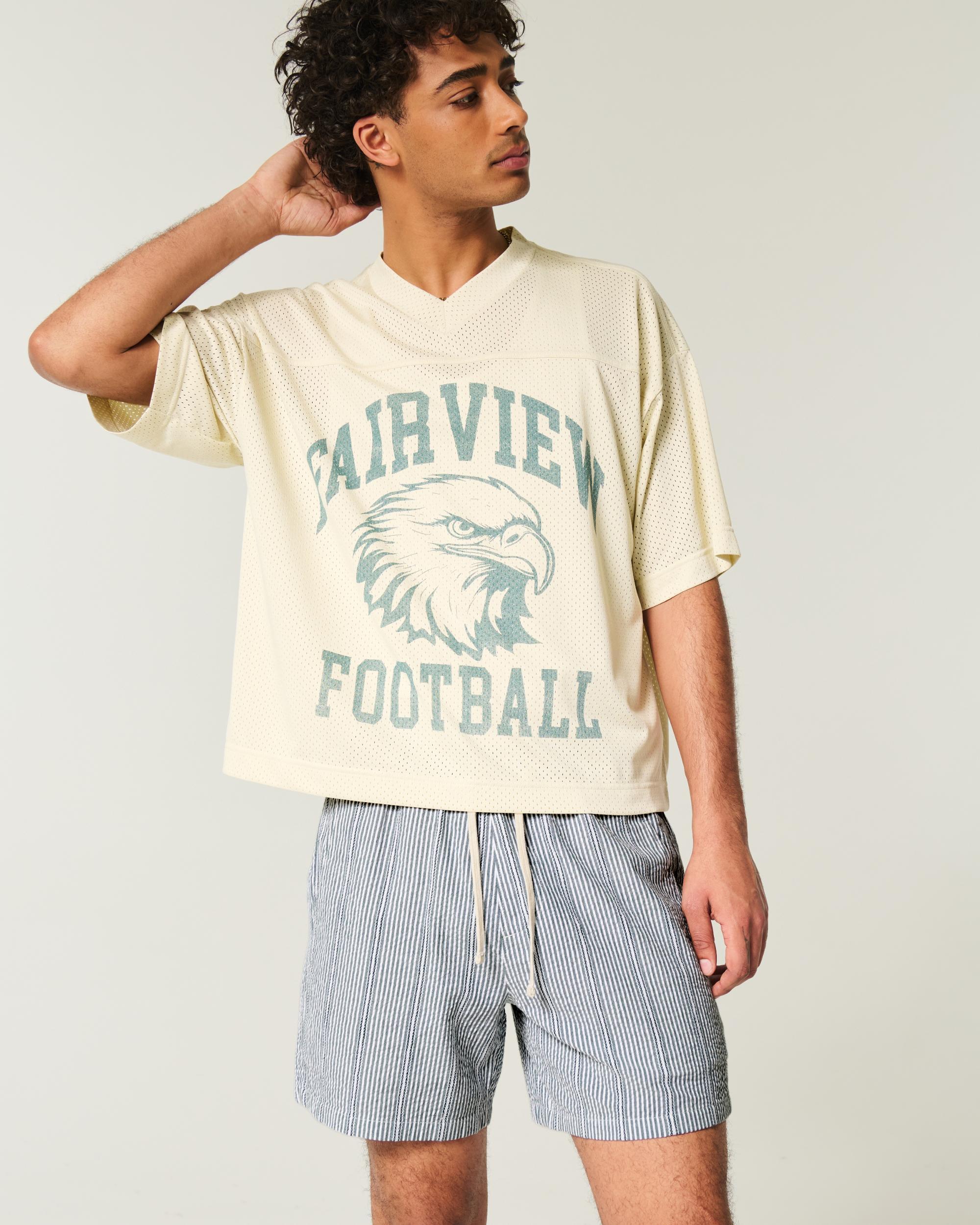 Mid-Thigh Twill Pull-On Shorts Product Image