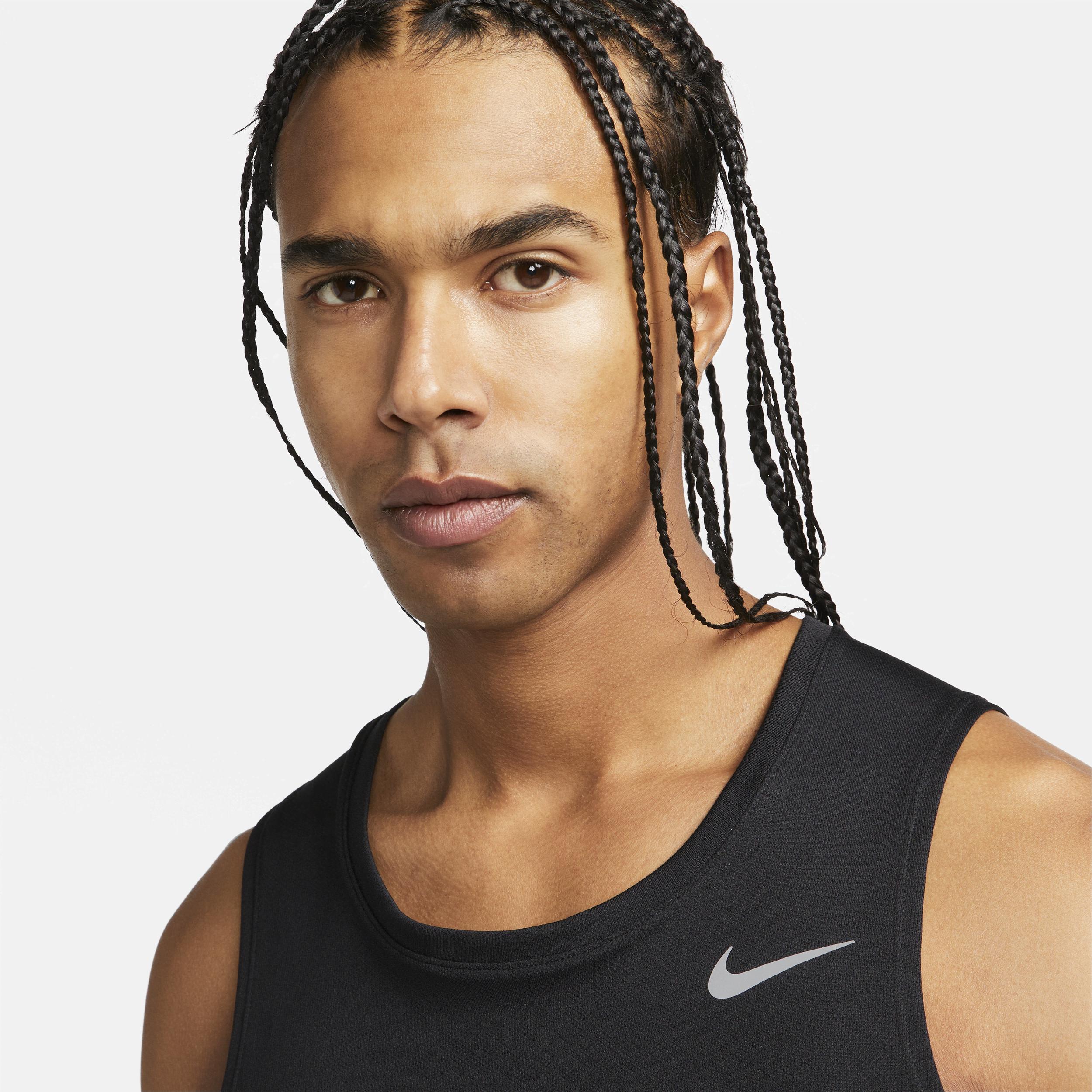 Nike Mens Miler Dri-FIT Running Tank Top | DV9321-010 Product Image