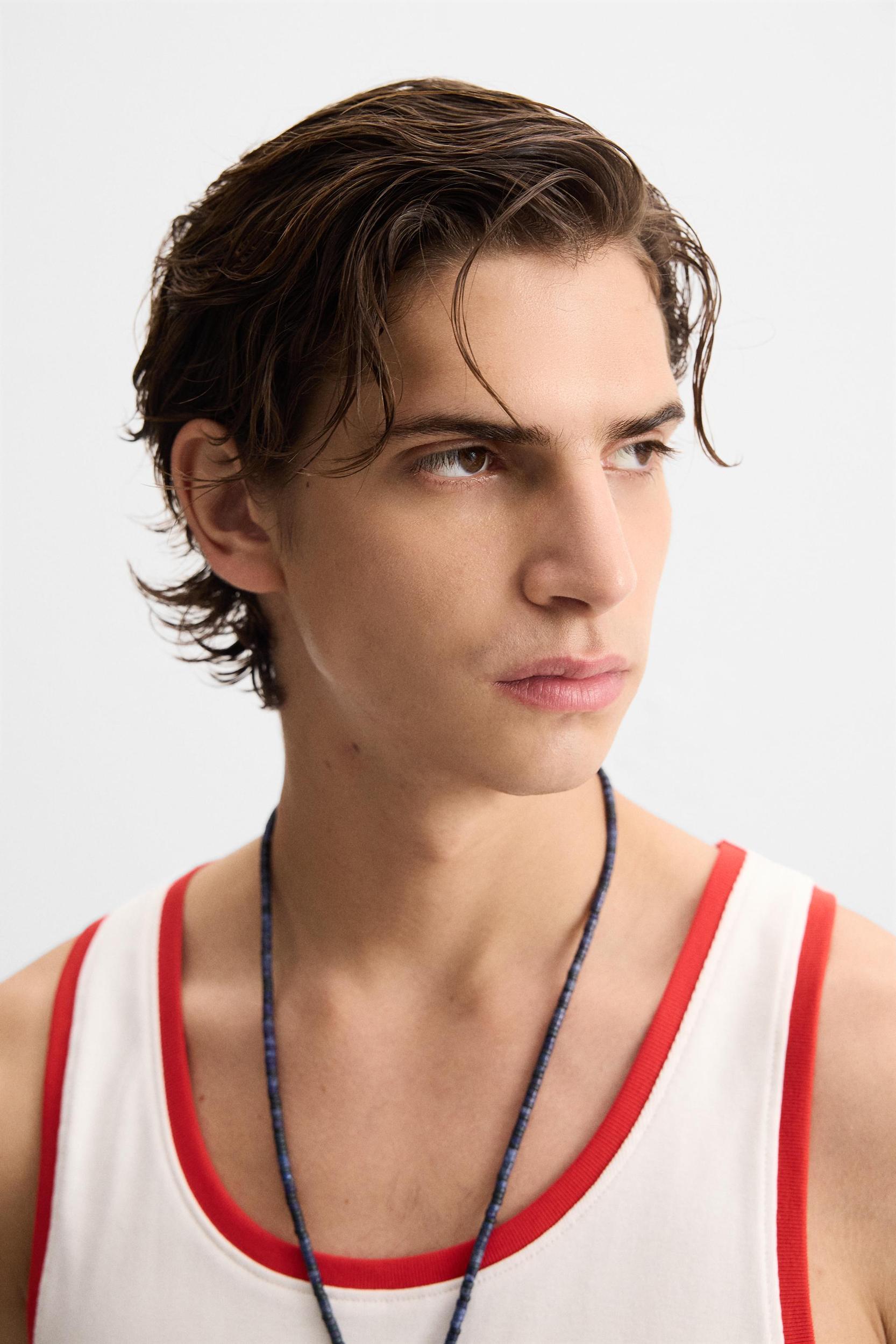 CONTRAST RIB TANK TOP Product Image