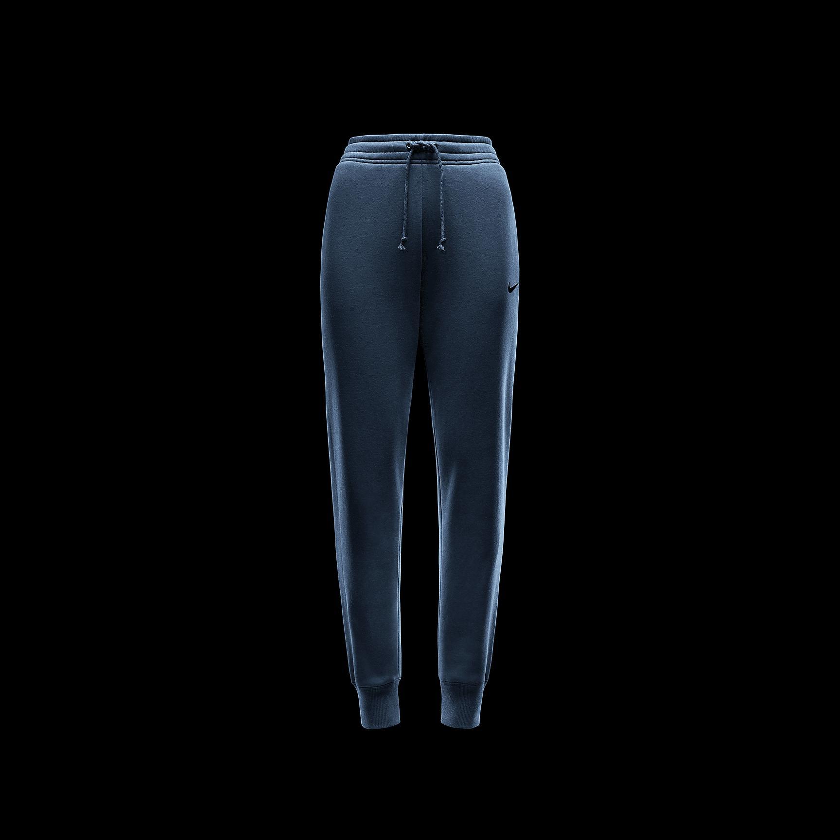 Nike Womens Nike NSW Phoenix Fleece MR Pants - Womens Armory Navy/Sail Product Image
