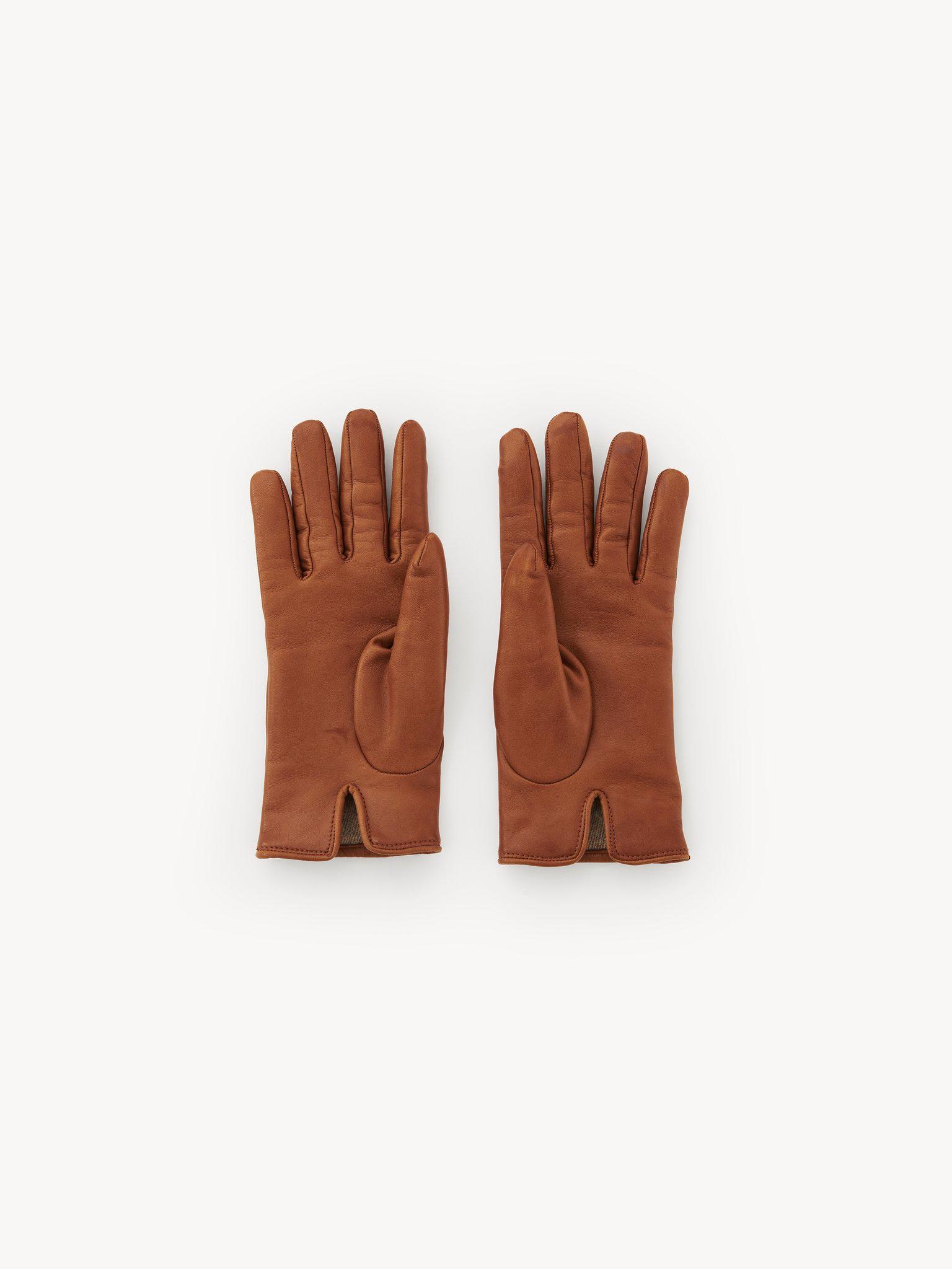 The Chloé Iconic gloves in leather Product Image