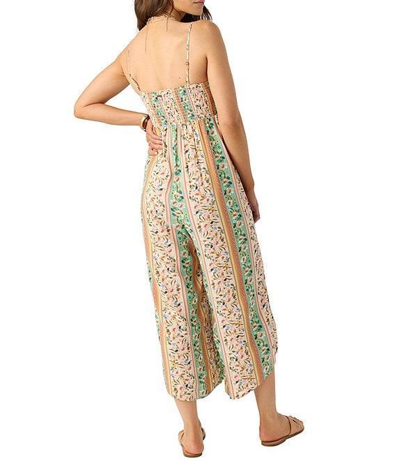 O'Neill Keiko Cora Mixed-Media-Floral Jumpsuit Product Image