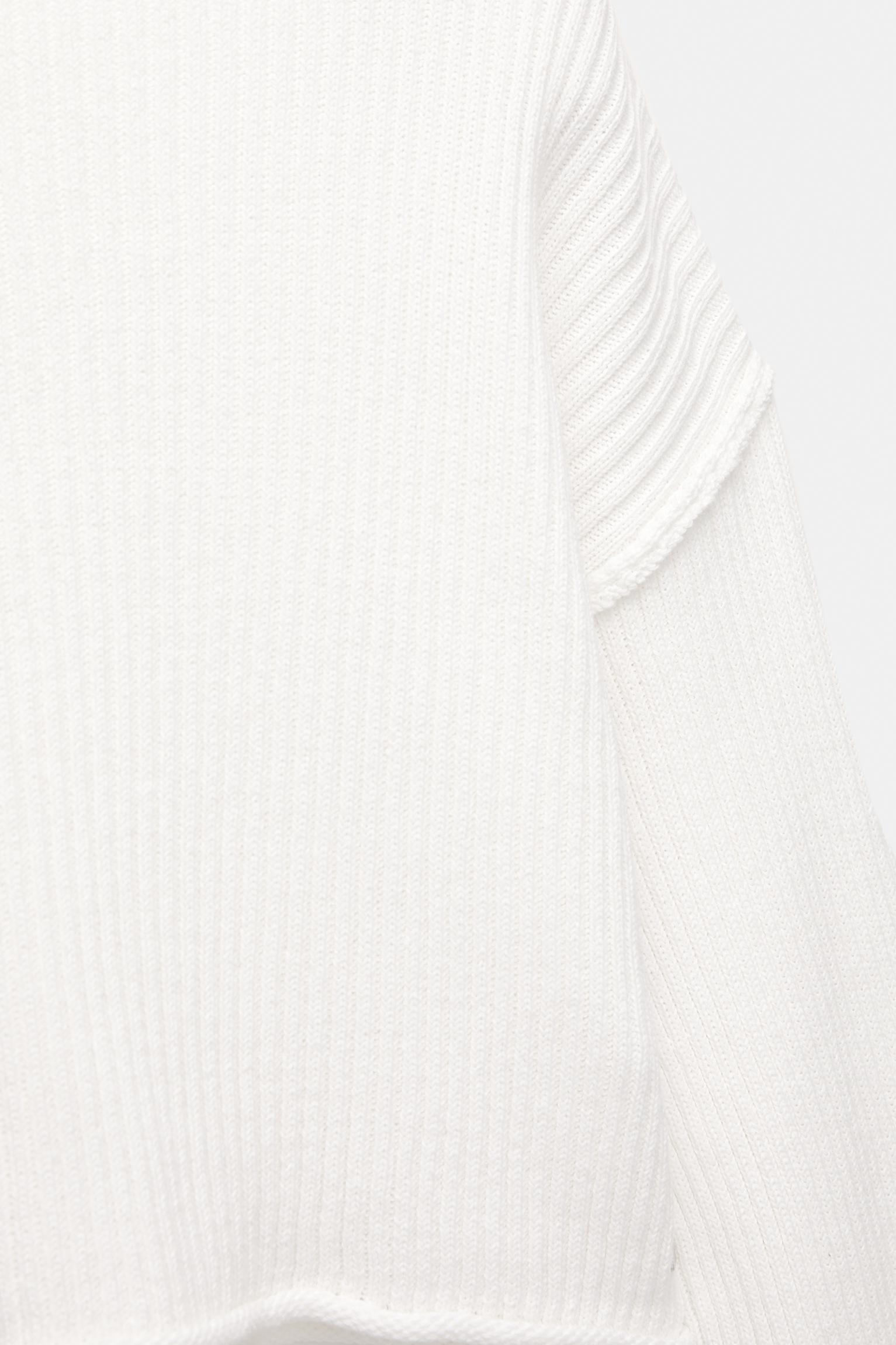 Ribbed cropped sweater Product Image