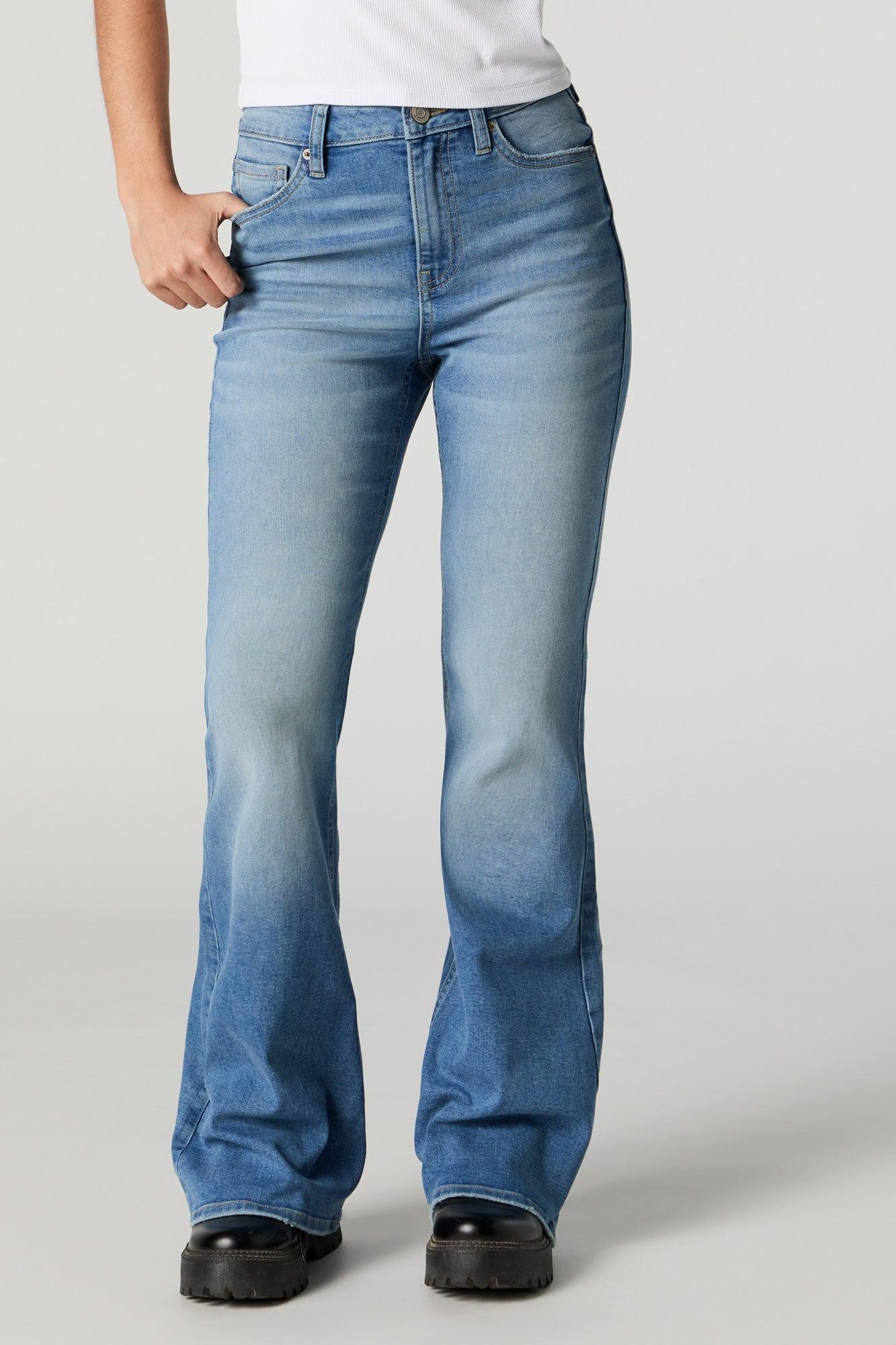 Austin Medium Vintage Wash High-Rise Flare Jean Female Product Image