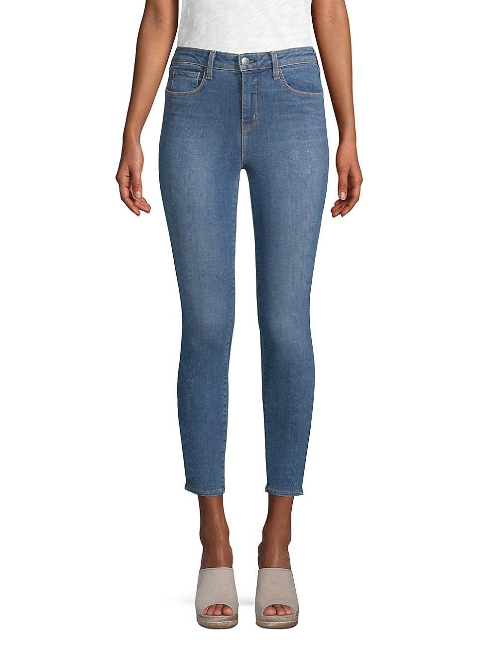 Margot High-Rise Skinny Ankle Jeans Product Image