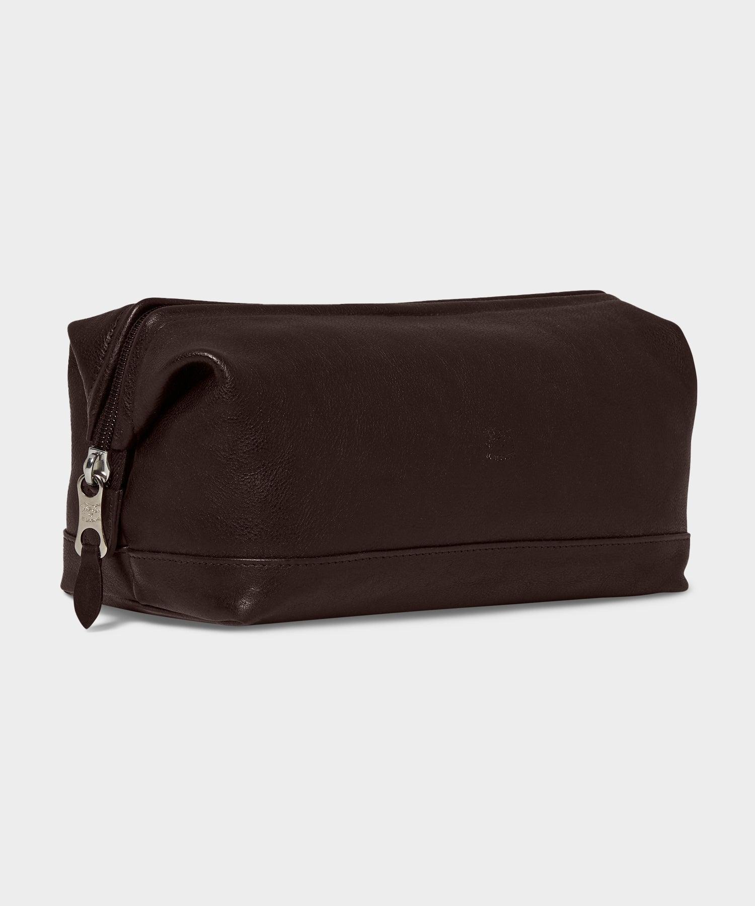 Il Bisonte Leather Dopp Kit in Caffe Product Image