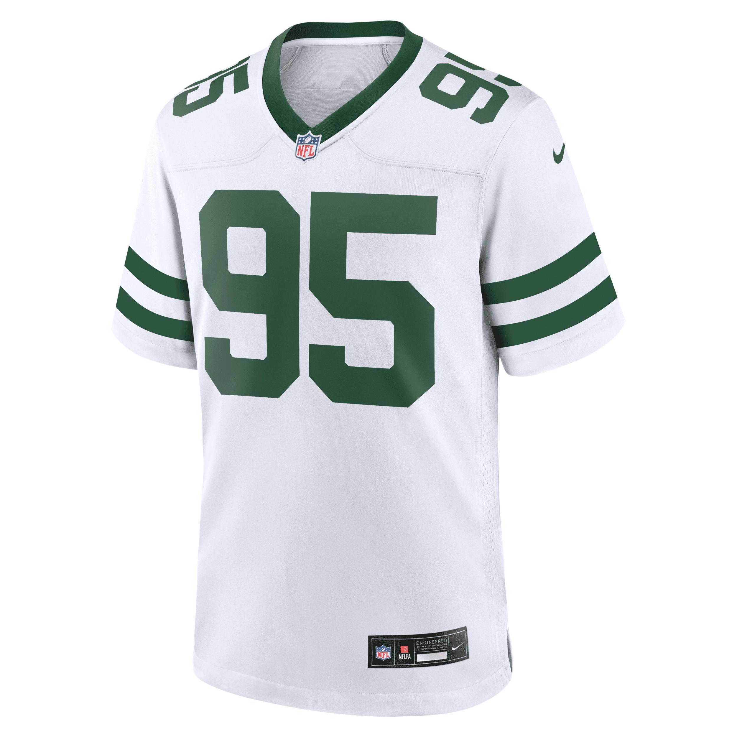 Men's Nike Quincy Williams Legacy White New York Jets Game Jersey, Size: Small Product Image