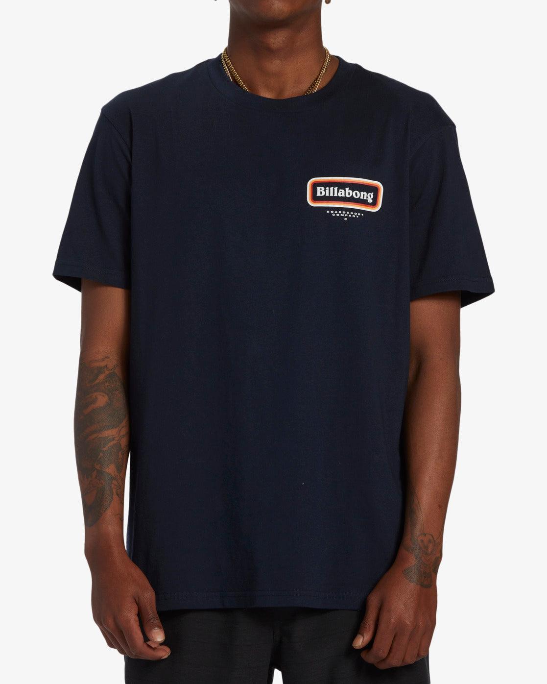 Walled T-Shirt - Navy Male Product Image