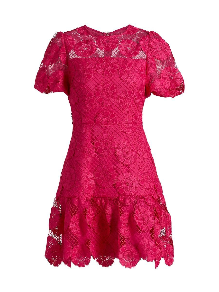 Womens Yasmin Lace Minidress Product Image