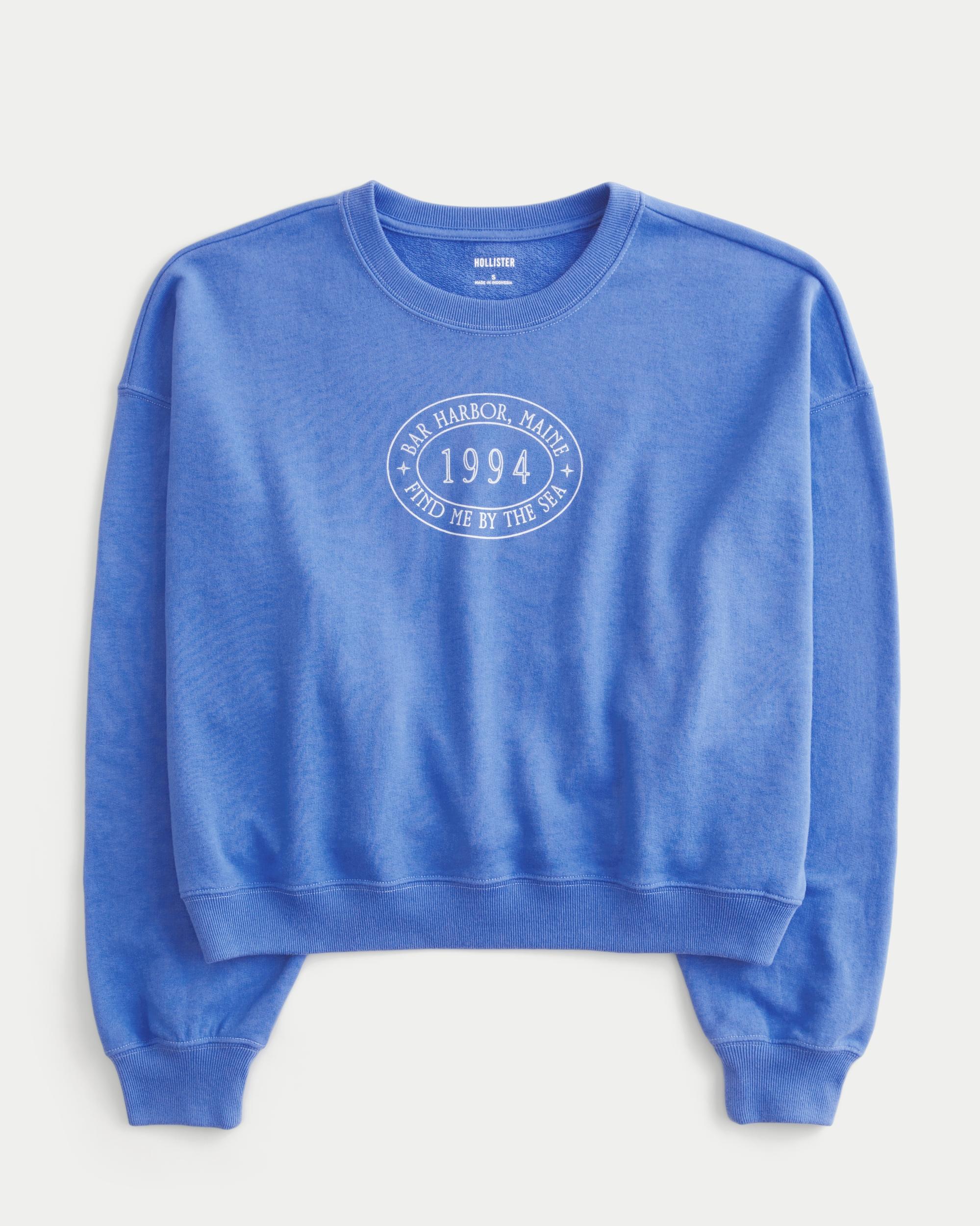 Easy Montauk New York Graphic Crew Sweatshirt Product Image