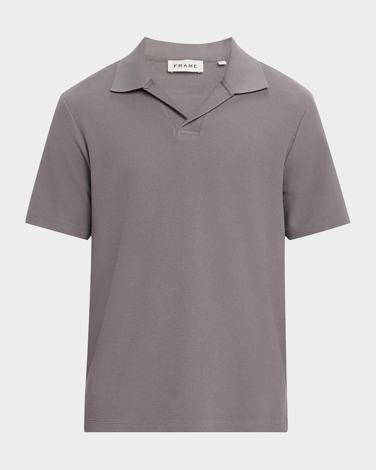 Mens Jacquard Polo Shirt Product Image