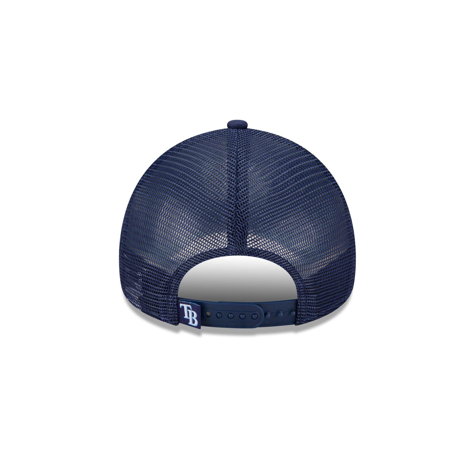 Tampa Bay Rays Distressed 9FORTY A-Frame Trucker Hat Male Product Image