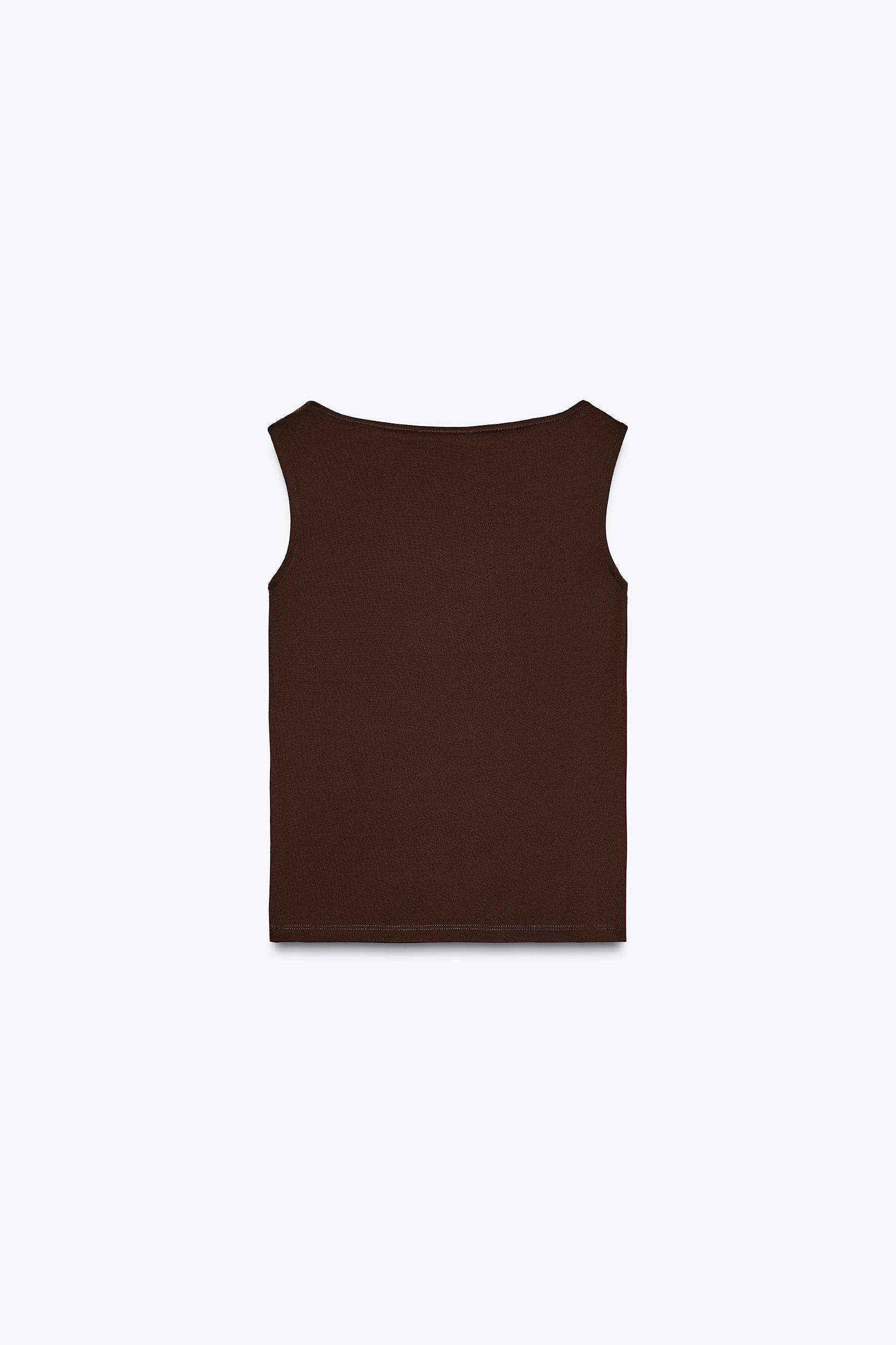 FLORAL POLYAMIDE TOP Product Image