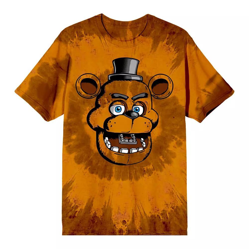 Men's Five Nights At Freddys Freddy Face Graphic Tee, Size: XXL, Brown Product Image
