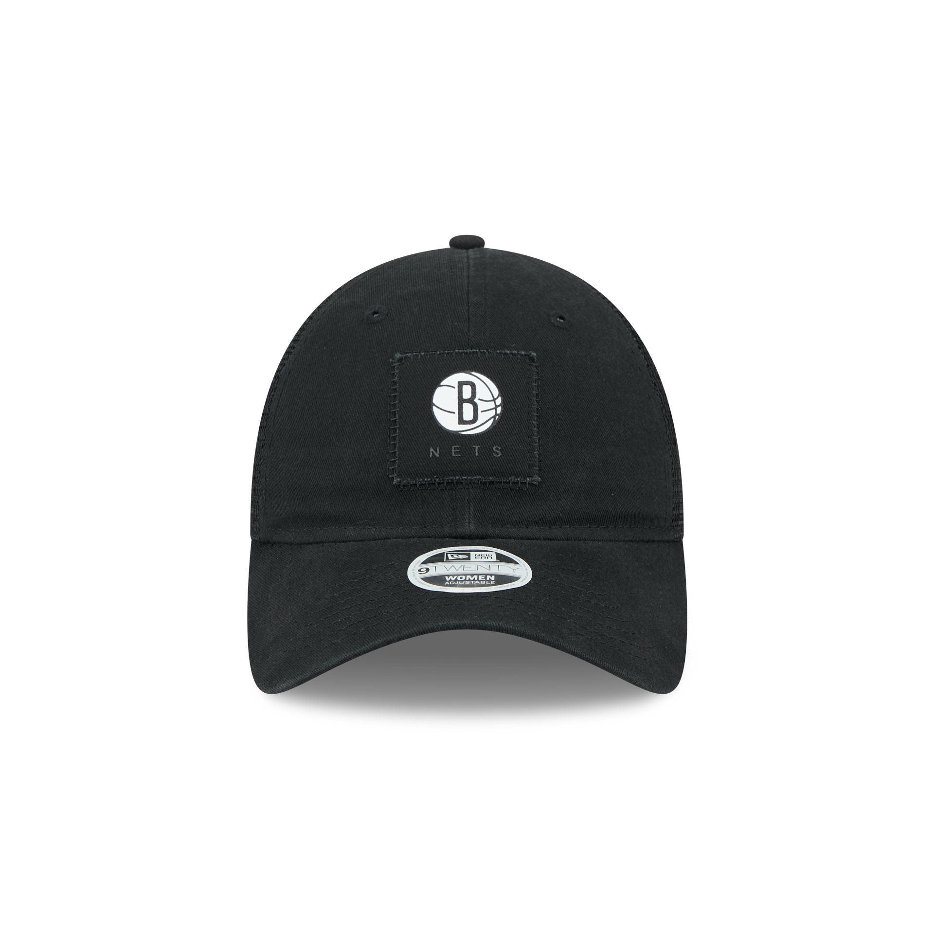 Brooklyn Nets Women's Square Stitch 9TWENTY Trucker Hat Female Product Image