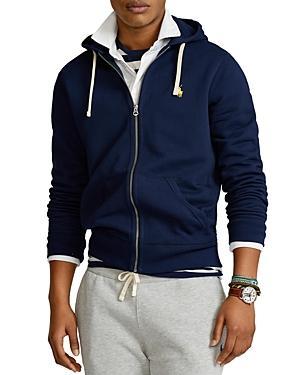 Polo Ralph Lauren Classic Solid Full Front Zip Fleece Hoodie Product Image