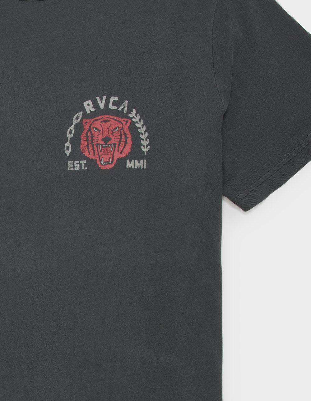 RVCA Squadron Mens Tee - WASHED BLACK Product Image