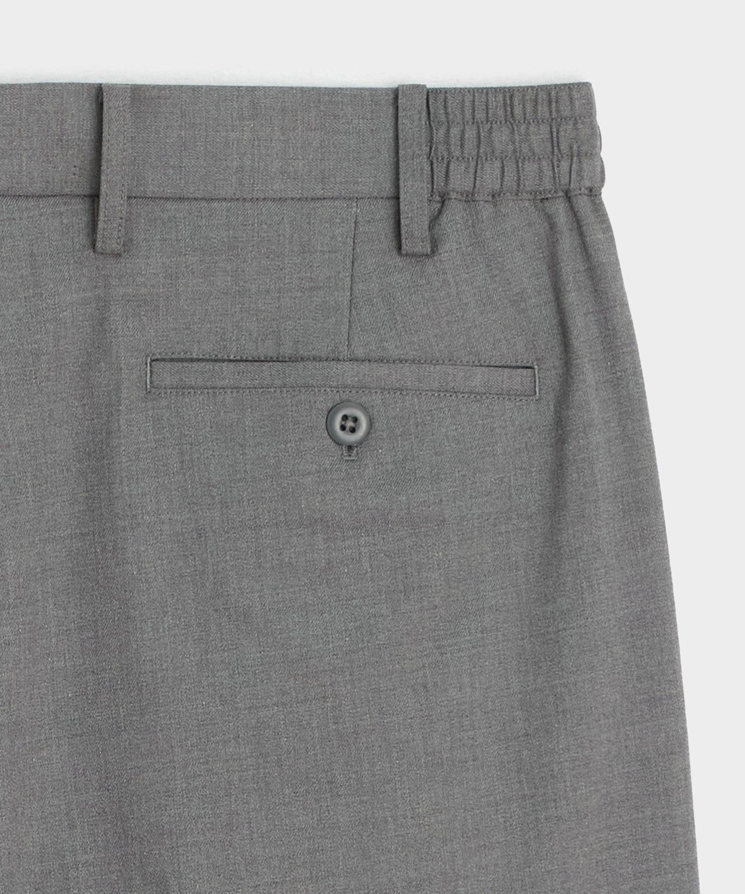 Straight Fit Italian Wool-Cotton Modern Trouser Product Image