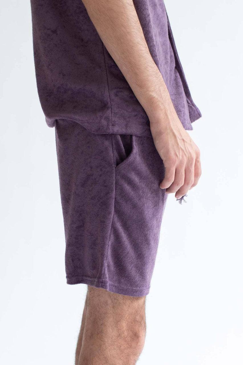 Plum Terry Shorts Product Image