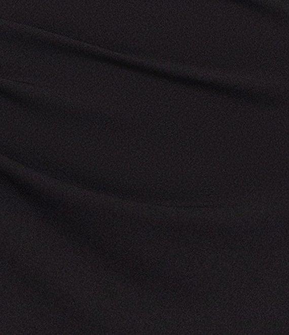 Xscape Halter Scuba Crepe Ruched Sheath Gown Product Image