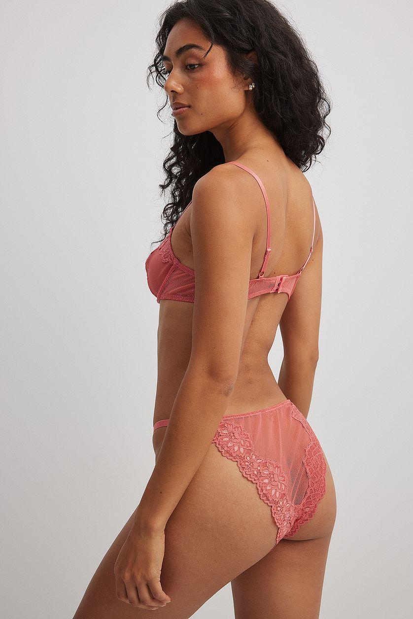 Wide Lace Edge Cup Bra Product Image