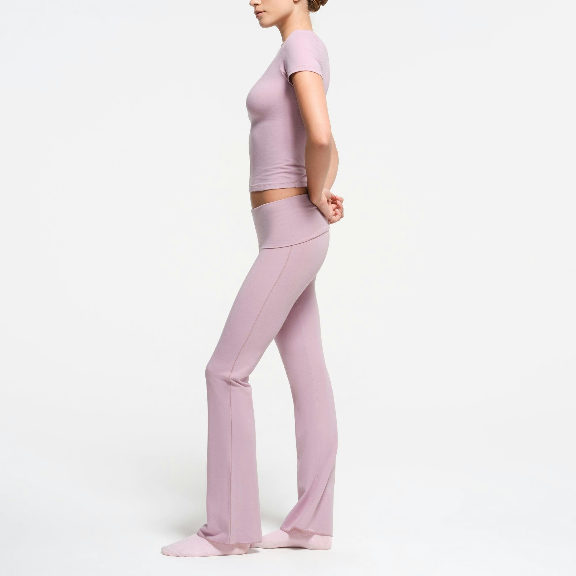 COTTON JERSEY FOLDOVER PANT | DUSK Product Image