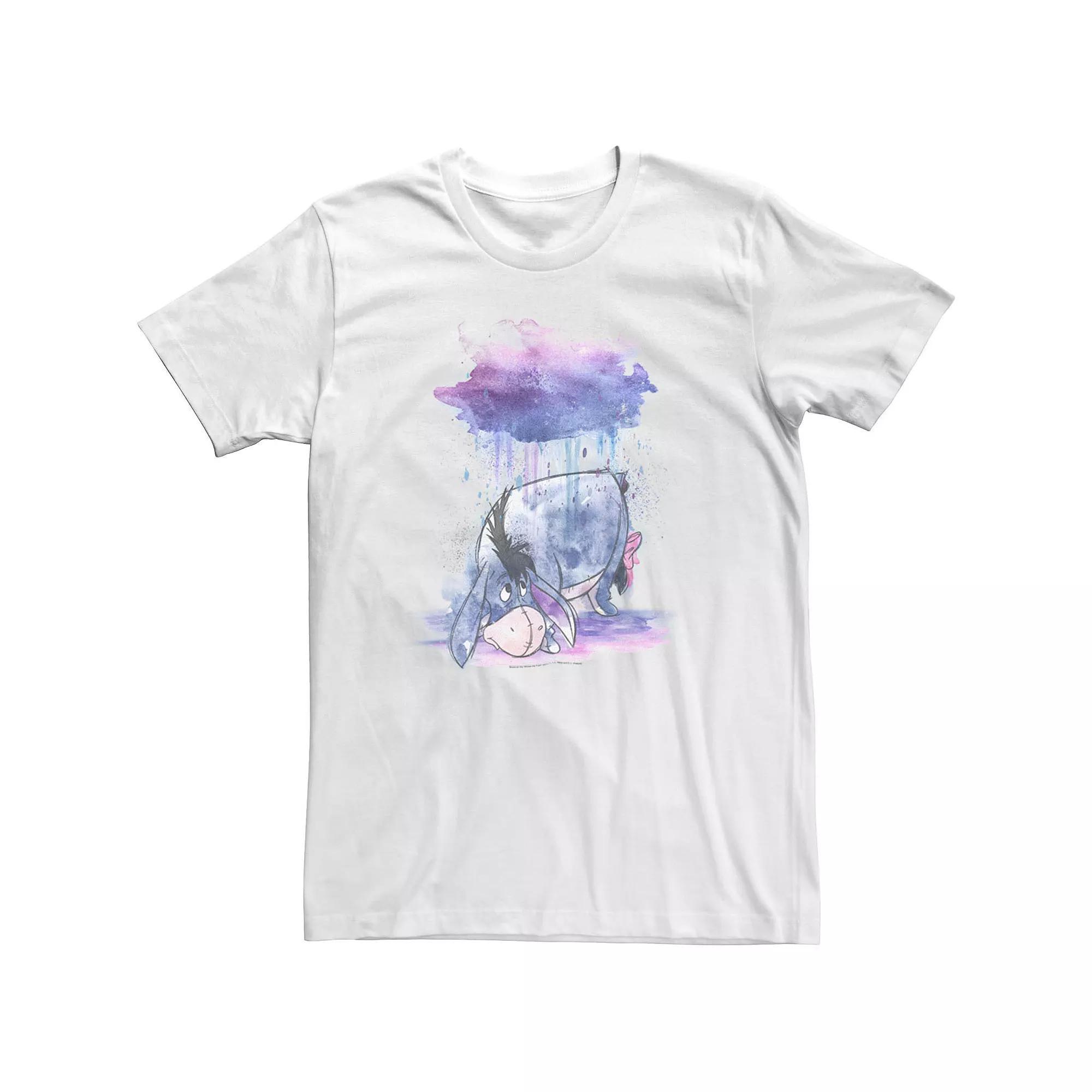 Men's Winnie The Pooh Watercolor Eeyore Tee,  Product Image