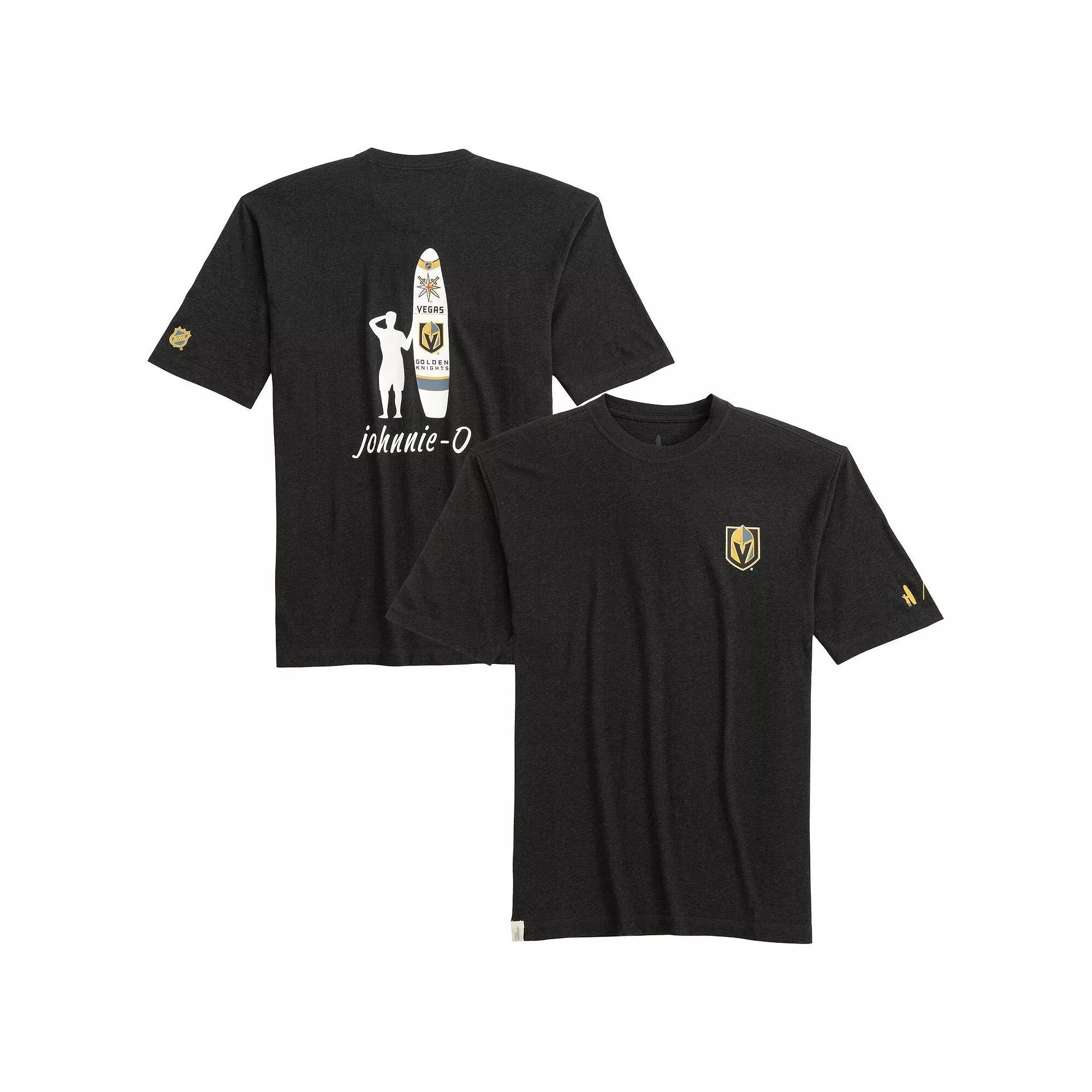 Men's johnnie-O Charcoal Vegas Golden Knights Heathered Spencer T-Shirt,  Product Image